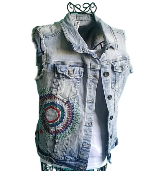Desigual Boho Denim Cest - Picture 1 of 9